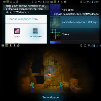 ZombieMine Live Wallpaper android App screenshot 2